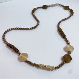 One of a Kind Beaded Boho Necklace